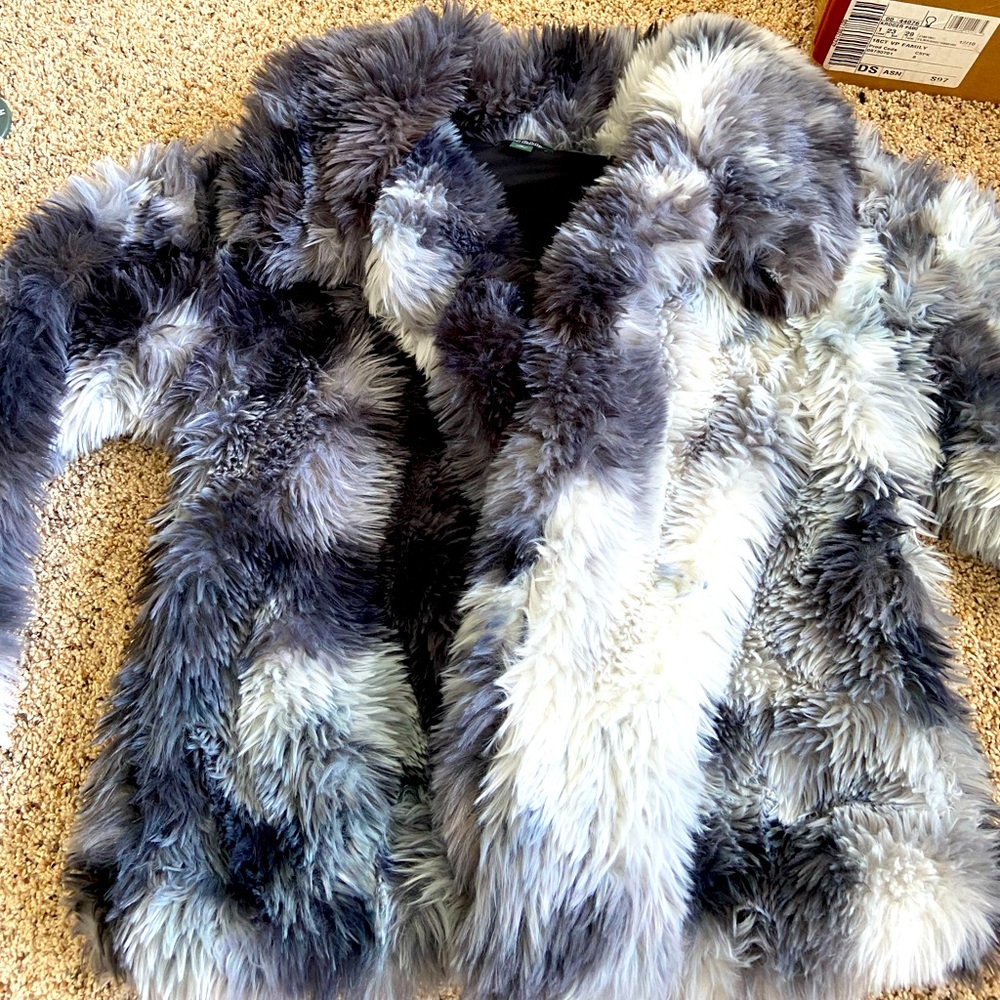 fur coat.